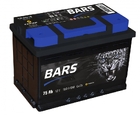 Аккумулятор BARS 75Ah 650А обратная полярность Евро L3 низкий