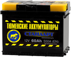 Аккумулятор Тюмень Стандарт 60Ah 550А обратная полярность Евро L2