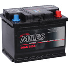 Аккумулятор MILES 1AK 60Ah 500А обратная полярность Евро L2