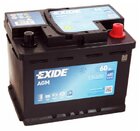 Аккумулятор EXIDE Start-Stop AGM EK600 60Ah 680А обратная полярность Евро L2